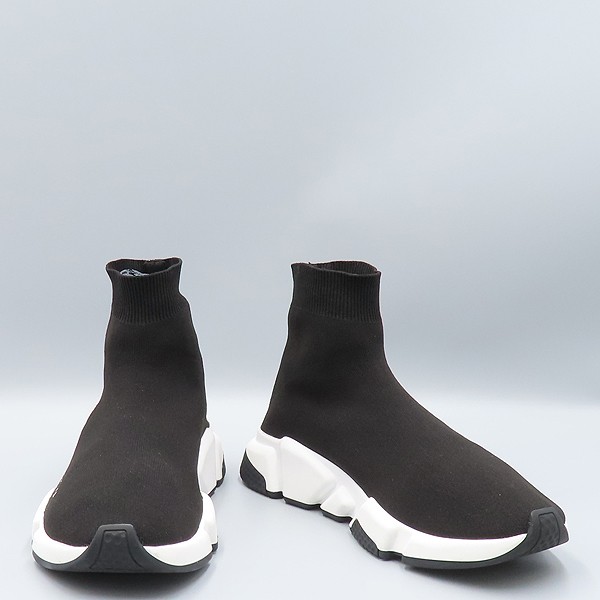 Balenciaga Speed Runner Men's Sneakers, Size 40, Black thumbnail 4