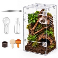 3''x3'  x6'' Jumping Spider Enclosure Kit,Pre-Assembled PC Terrarium