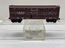 N Scale Kadee Micro Trains MTL 35080 ATSF 50642 Stock Car