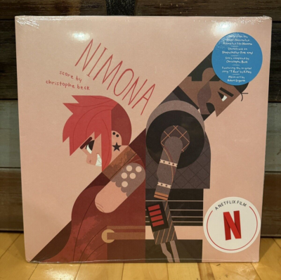 New iam8bit Annapurna Nimona Soundtrack Shapeshifter Pink Vinyl LP