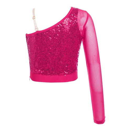 Kids Girl's Tops Workout Blouse Training Tee Shirt Class Crop Top Dance Vest - Picture 24 of 47