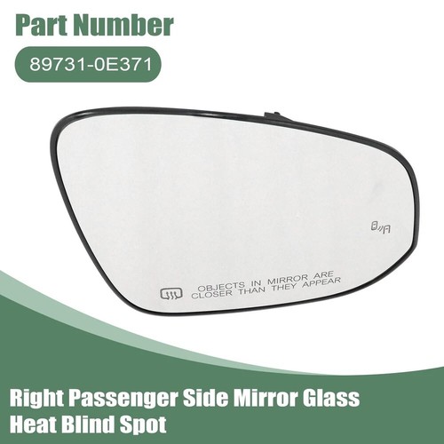 Right Passenger Side Mirror Glass Heat Blind Spot Compatible with Toyota High... - Picture 7 of 7