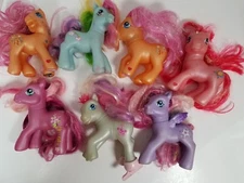 Vintage Hasbro My Little Pony Lot Of 7  (Sold As-Is)