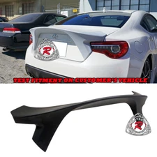 Fits 12-21 BRZ FR-S Toyota 86 RA-Style Rear Trunk Spoiler Wing (Fiberglass)