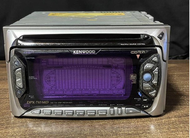 KENWOOD DPX-710MD 2DIN CD MD Deck Player Operation confirmed from