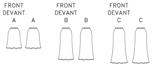 Butterick Very Easy SEWING PATTERN B6799 Misses & Petite Skirt 6-14 Or 14-22 - Picture 5 of 6