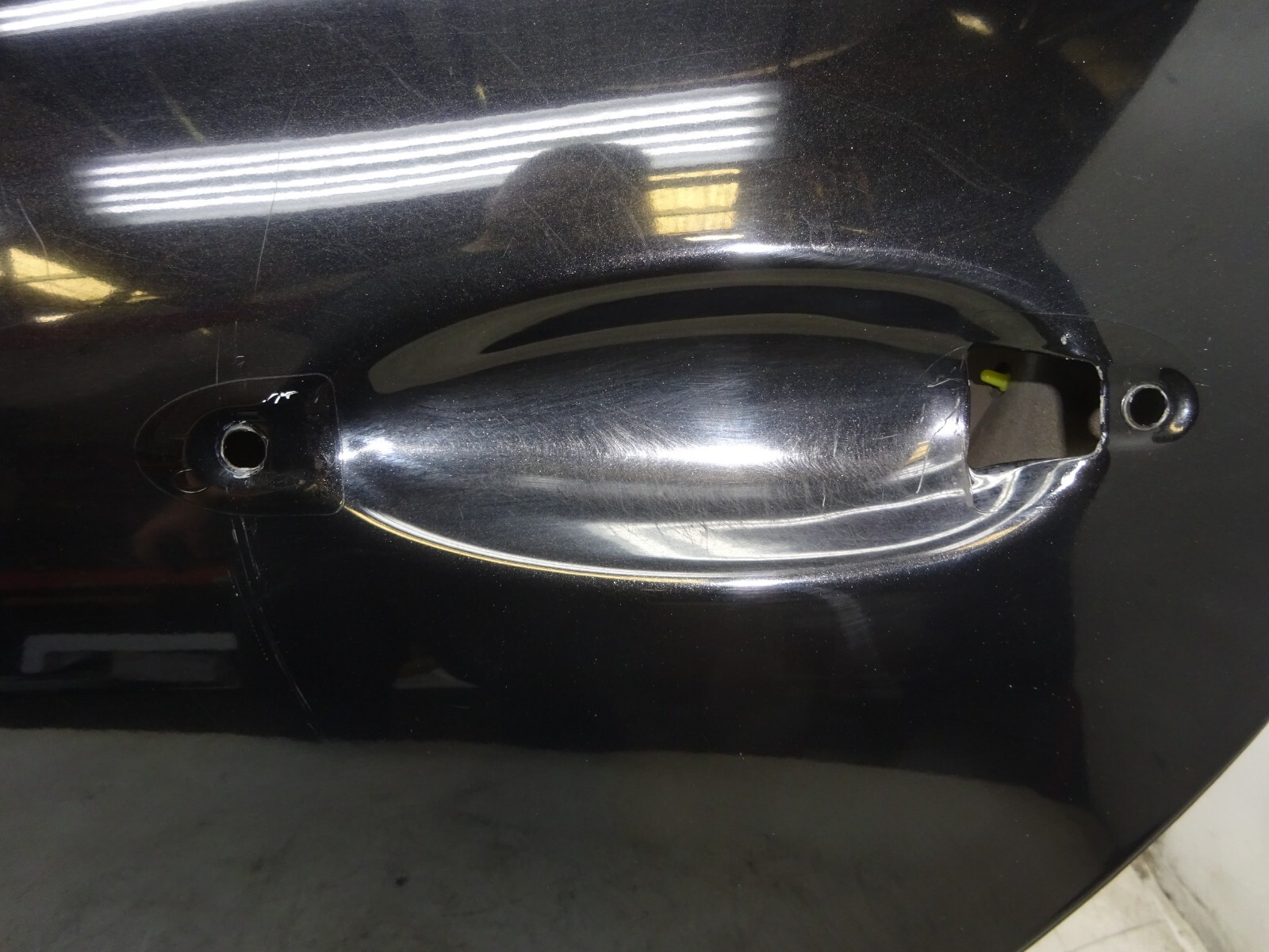 2005-2008 Maserati Quattroporte Rear Left Door Shell Panel Black OEM DE2209144