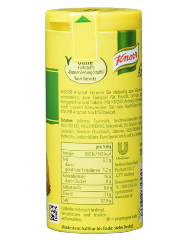 3x KNORR AROMAT WÜRZMITTEL 90g Streuer Gewürz Kräuter Dip