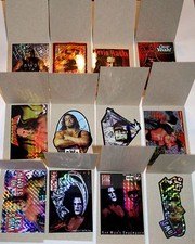 Gem Mint set of 12, 1998 Prism Wrestling Vending stickers, Hulk Hogan, NWO  WCW