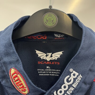 Maillot De Rugby Llanelli Scarlets 2005/06 - Taille XL Adulte, Marque Kooga, Occasion