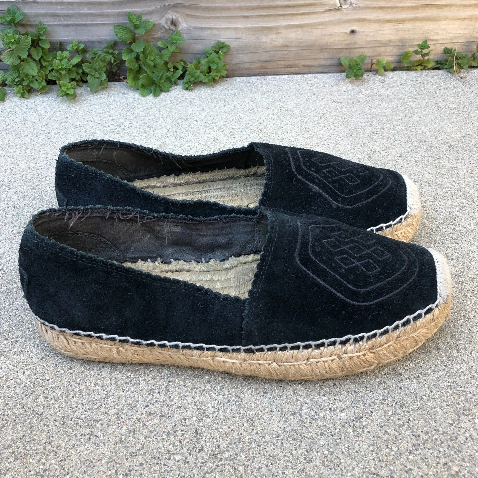 Scarpe espadrillas UGG AUSTRALIA Heidi 9 mocassini donna pelle scamosciata neri