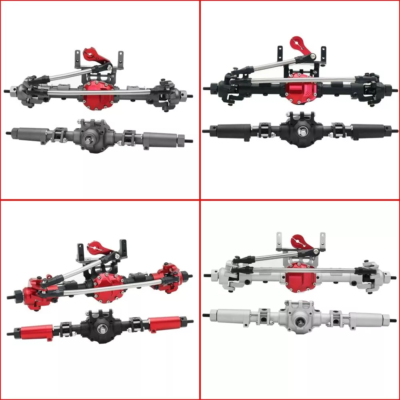 CNC Alloy Front Rear Axle for AXIAL SCX10 II AX90046 90047 1/10 RC