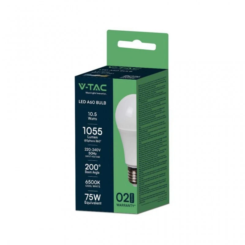 10 LAMPADINE LED V-Tac BULBO E27 da 9W a 17W LAMPADE LUCE CALDA NATURALE FREDDA - Immagine 4 di 4
