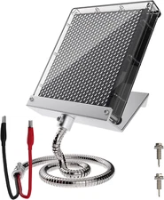 12V Solar Panel Battery Charger for Deer Feeder, 1.7W Waterproof Solar Panel wit