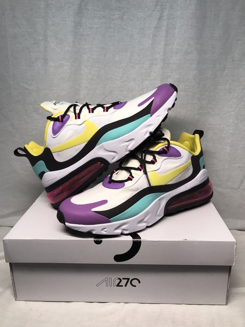 yellow and purple nike shoes