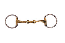 EggButt Snaffle Bit Curved with Lozenge, Stainless Steel, Different Sizes, TOP