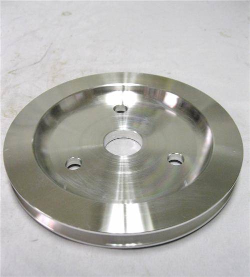 8841 – Pulley, Crank BB Chevy SWP Single Groove (Satin Aluminum