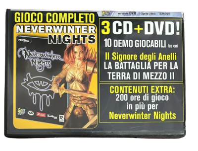 THE GAMES MACHINE SILVER DVD WITH GAME NEVERWINTER NIGHTS CD 1 CD 2 AND CD 3