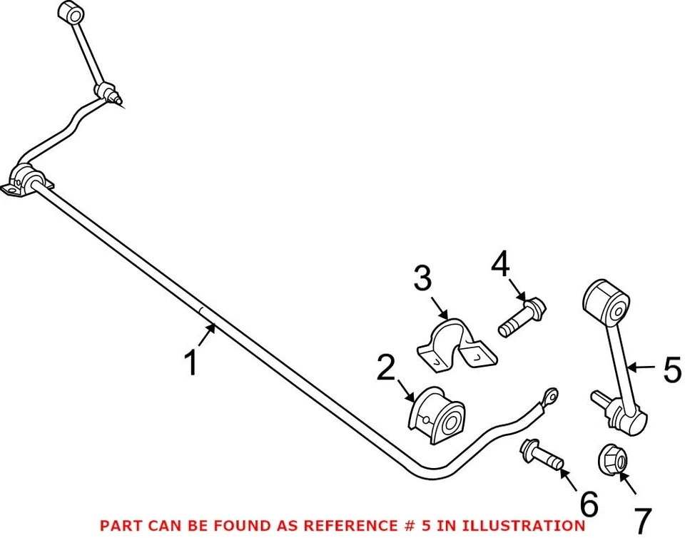 Barra estabilizadora de suspensión trasera Mopar original OEM para Jeep Wrangler JK Foto 2 de 2