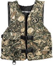 Airhead Life Jacket Vest Youth 50-90 Lbs. Camo Flotation Device Water Sports NEW