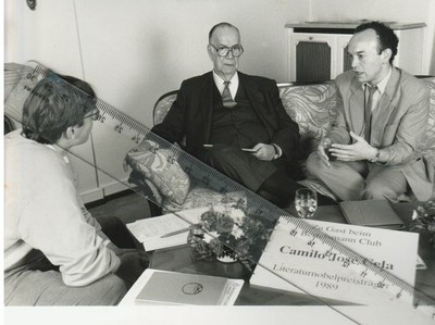 Foto Autor CAMILO JOSE CELA - Pressefoto Vintage 1990 - Schriftsteller Spanien
