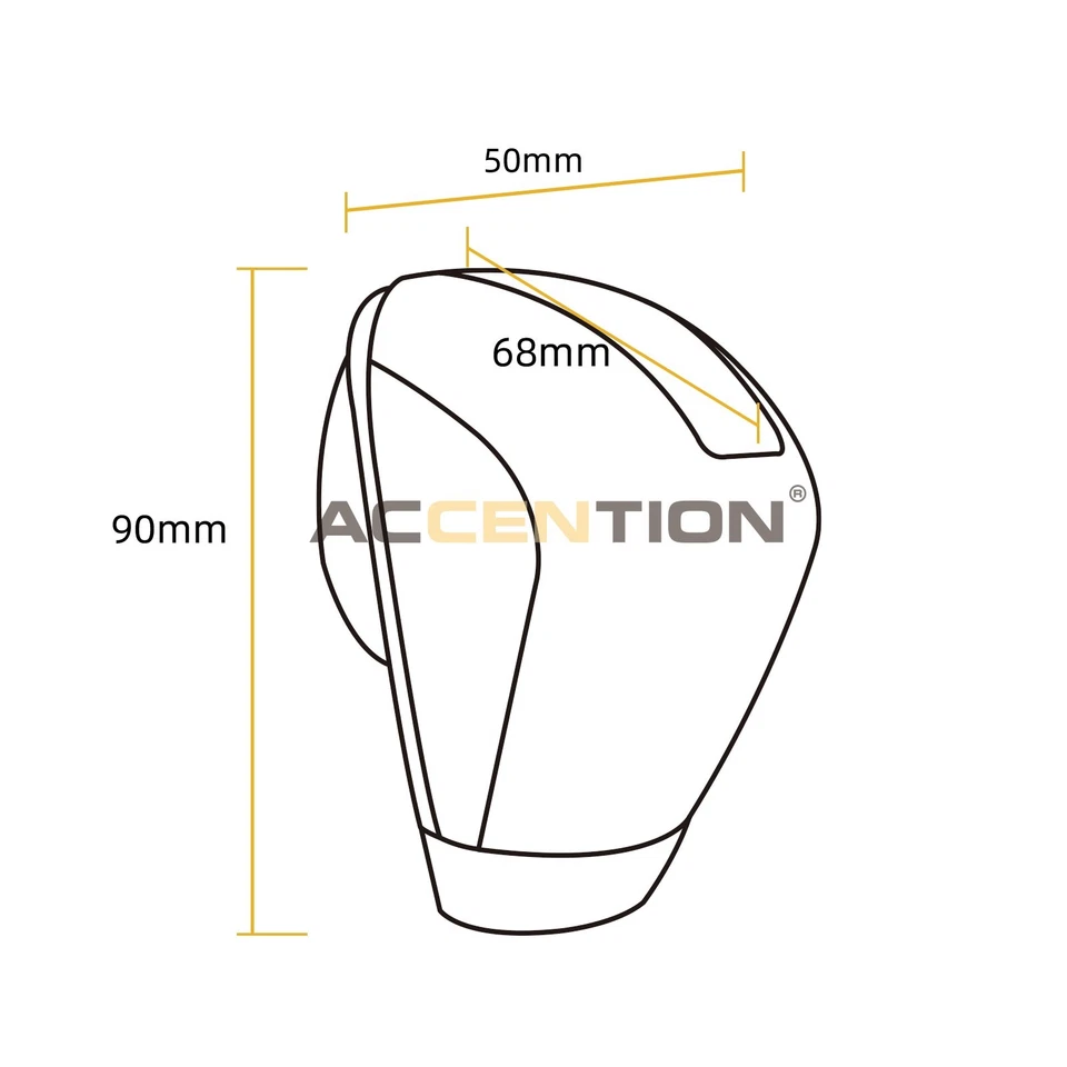 Pomo de cambio de marchas de fibra de carbono para Subaru Outback 2010-2014 Legacy 2010-2014 Foto 2 de 4