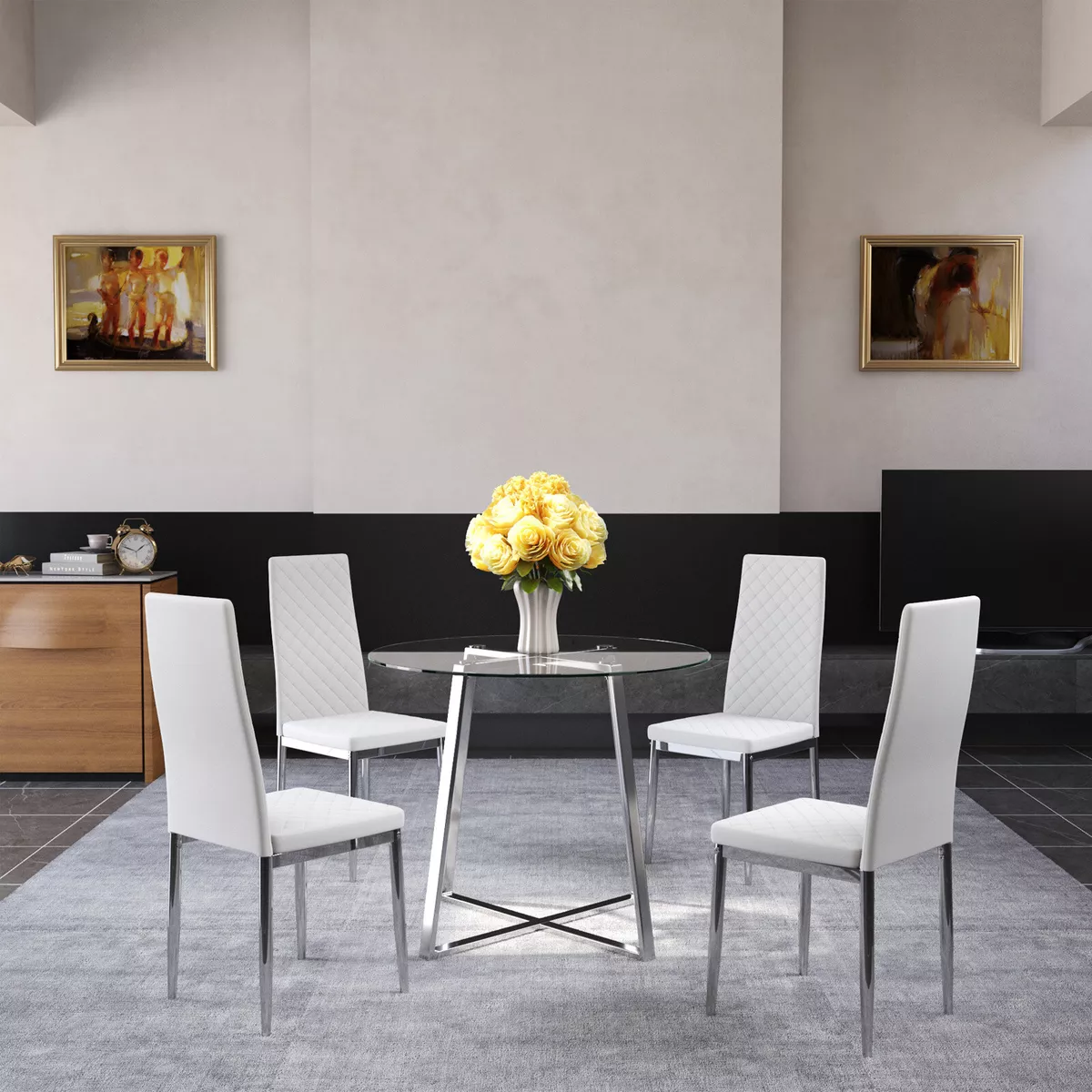 4 person sales table and chairs