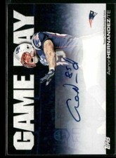 2011 Topps #GDA-AH Aaron Hernandez Game Day Autographs