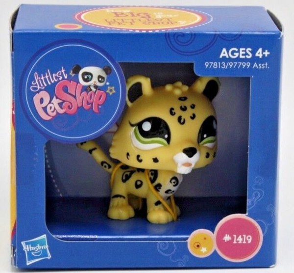 NRFB Hasbro Littlest Pet Shop LPS Special Edition Mail Away Jaguar 1419