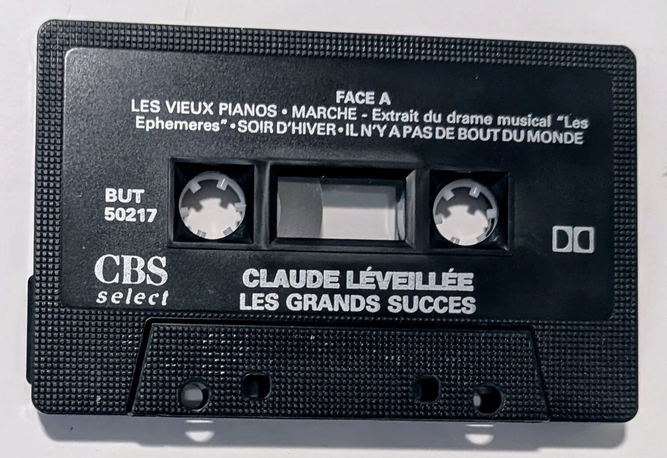 Claude Léveillée – Les Grands Succès (1989) - Canada - Cassette VG+ (Tested) - Image 4 of 4