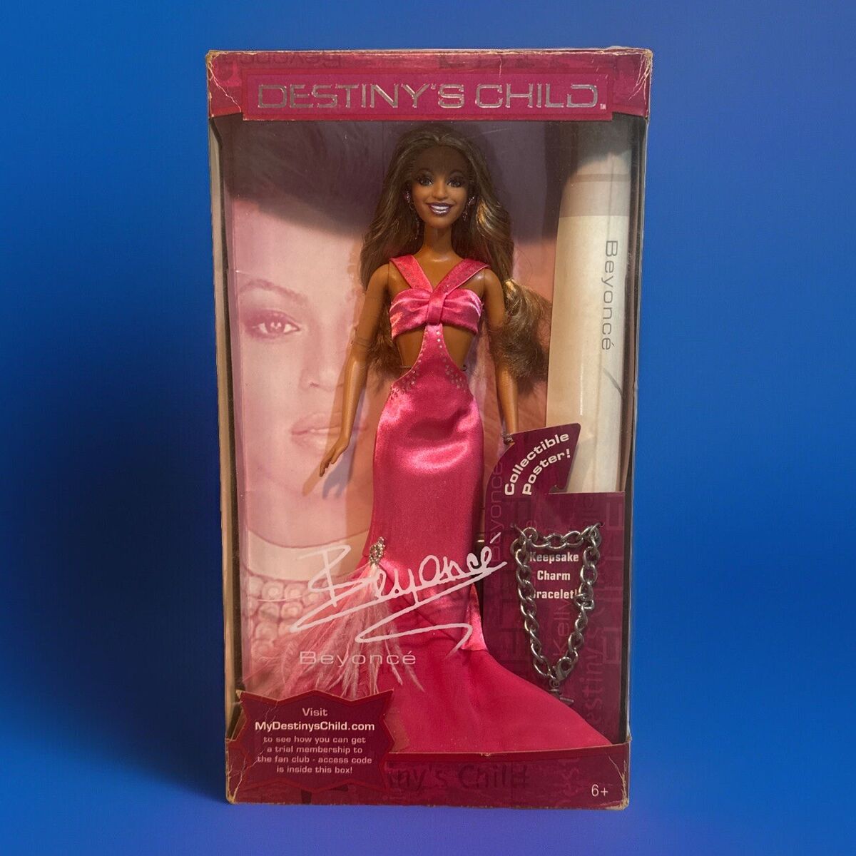Beyoncé Destiny's Child Barbie Doll + Poster 2005 Mattel Beyoncé Destiny's Child Barbie Doll + Poster 2005 Mattel