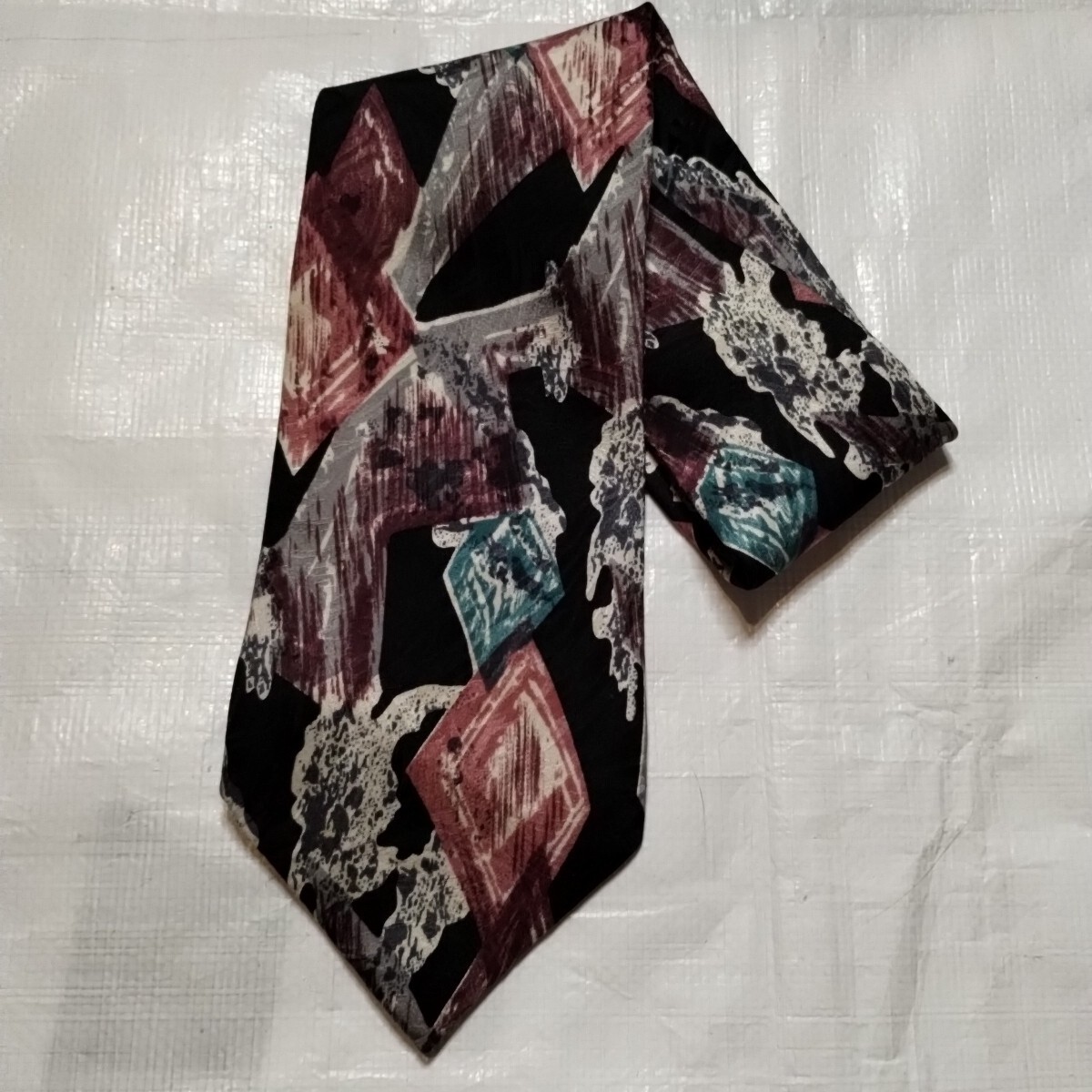 Chez Roffe Men's Black W/ Design Silk Necktie | eBay