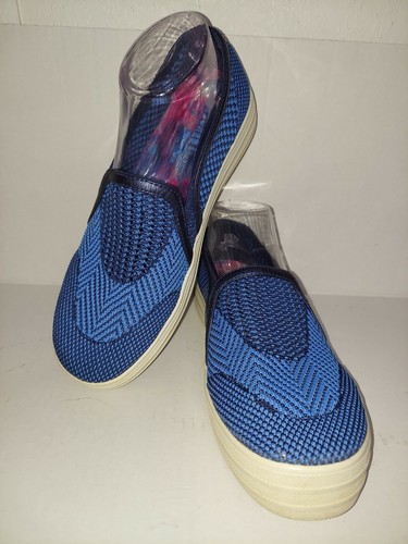 blue platform skechers