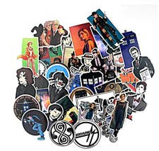 Doctor Who Themed Lot of 37 Assorted Sticker Decals