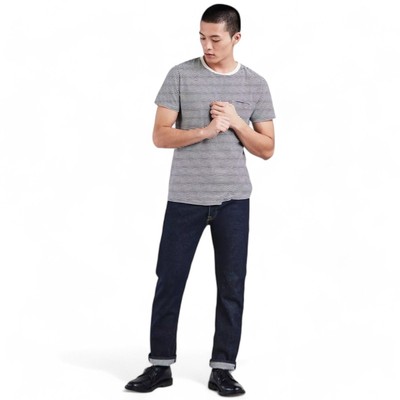 NEW Levi's Men's 501 Original Stretch Straight Leg Stretch Jeans Dark Wash 34x30