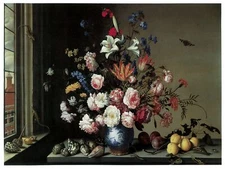 Poster print.Home Room Interior design.Flower bouquet vase.6495