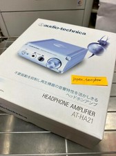 audio-technica headphone amplifier  6.3 stereo  3.5 stereo mini jack AT-HA21