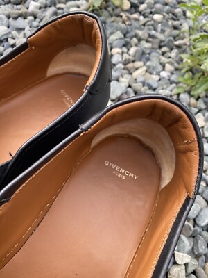 Givenchy Army Skull Slip-On Leather Skate Sneaker - Black - Size