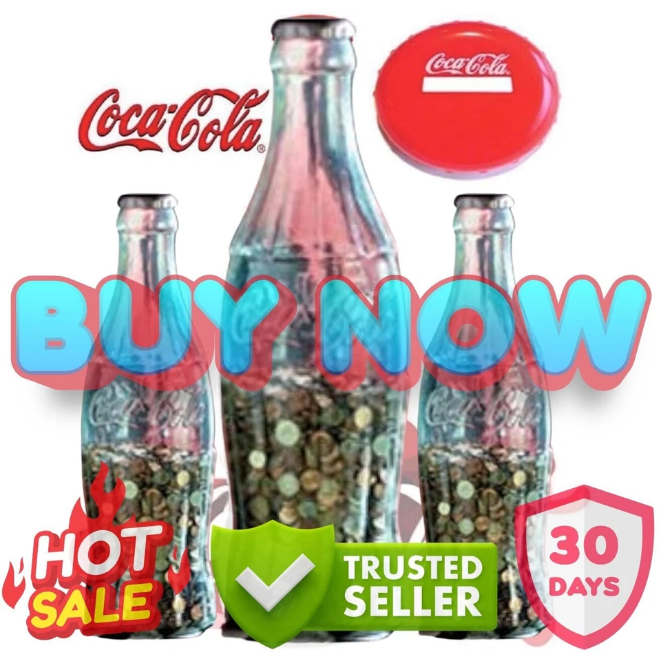 Giant Coca Cola Money Bottle 1/2Ft Plastic Bottle Saving Coin Bank UK Bestseller - Image 2 of 4
