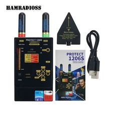 1206S GPS Bug Detector Camera Detector Anti-Monitoring For 50-4000MHz 3G/4G/5G