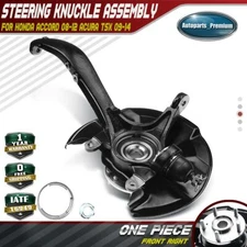 Front Right Steering Knuckle & Wheel Hub Bearing Assembly for Honda Accord Acura