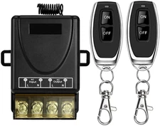 433Mhz Wireless Remote Control Switch AC 110V 120V 240V 220V 30A Relay Receiver 