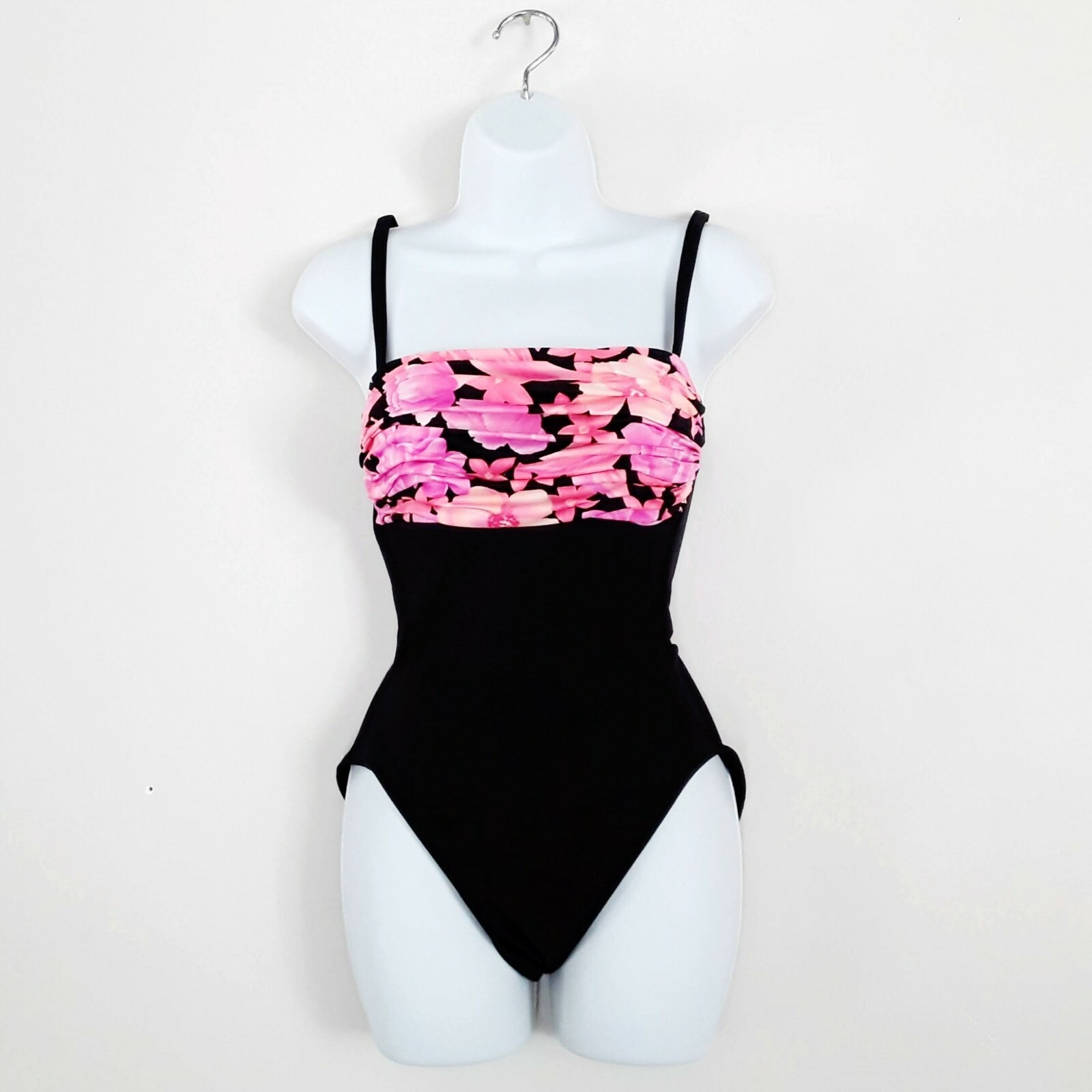 white and pink bathing suit