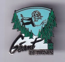 RARE PINS PIN'S .. SPORT HIVER SKI SKIING CLUB TEAM GEANT Z DE TIGNES 73 ~FP