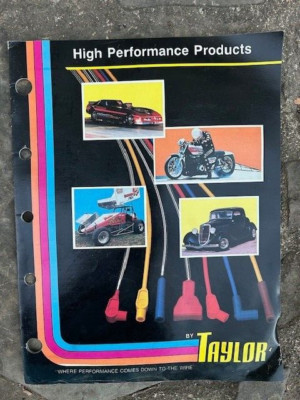 Vintage Original Taylor High performance products Automobile GT wire sets book