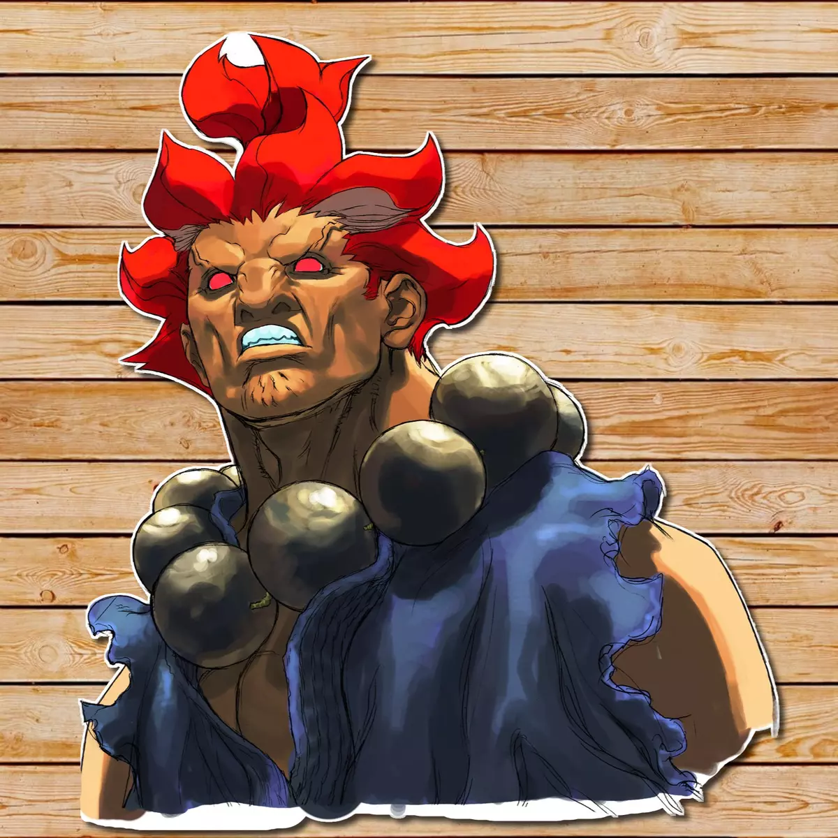 Akuma Street Fighter 4 Sticker