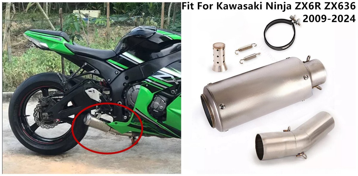 【OG】 Fit For Kawasaki Ninja ZX6R ZX-6R ZX636 2009-2023 Exhaust Mid Link