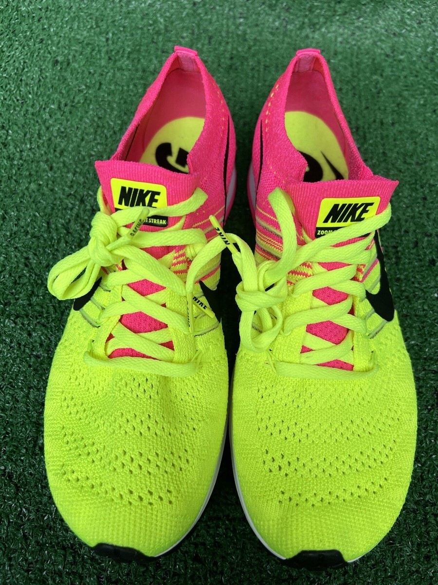 Nike Zoom Streak Flyknit Running Shoes Swoosh Men’s Size Women  Pre-owned