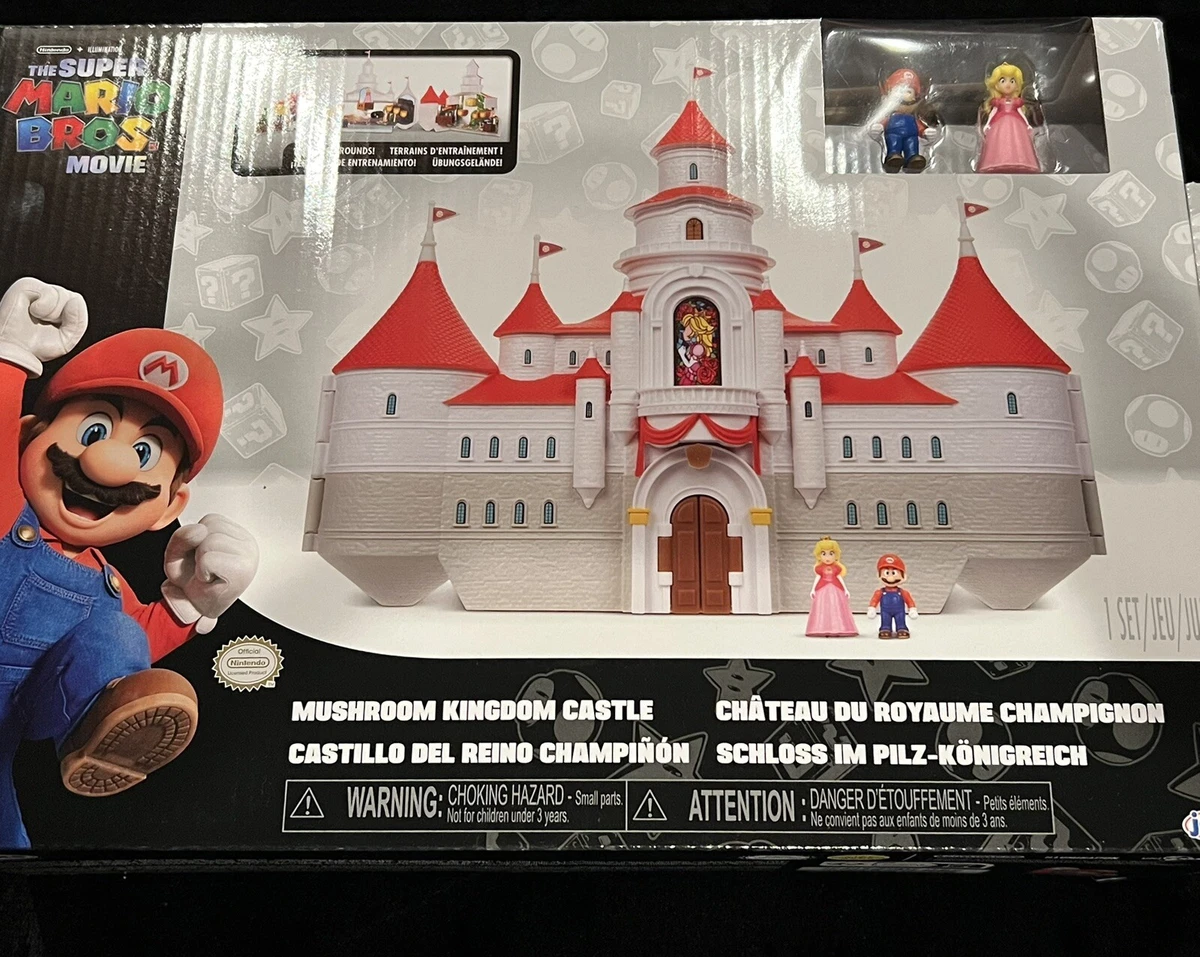 Jakks Pacific Super Mario Bros. Deluxe Mushroom Kingdom Castle Playset