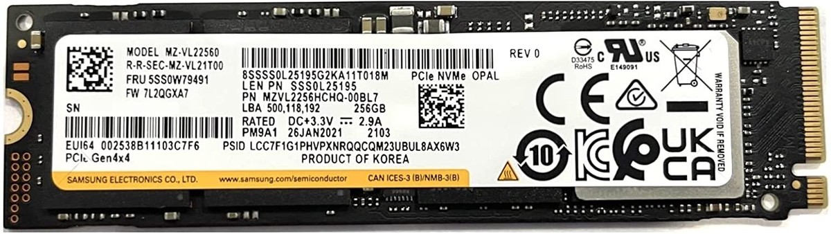 Samsung M.2 NVMe 256GB SSD 4枚セット Amazon.com: OEM Samsung 256GB M.2 PCI-e NVME SSD Internal
